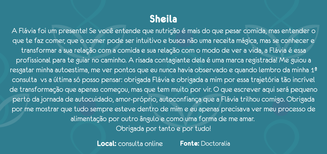 DEPOIMENTOS FLAVIA